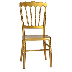 Custom Assembled Wedding Napoleon Chairs for Garden Banquet Ceremony