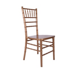 Restaurant Wedding Hotel Gold Wood Chiavari Chair