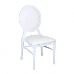 White Color Resin Louis Chair Furniture