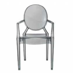 Wholesale Hotel Chair Transparent Resin Ghost Chair For Hotel Colourful Chair