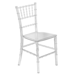 Outdoor Furniture Transparent Clear Kid Resin Chiavari Kids Chair Plastic Chair