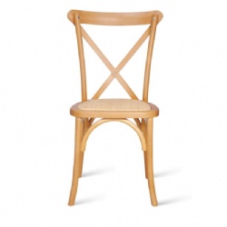 Popular Stacking Hotel Chairs Wooden Chairs For Wedding Cross Back Chairs