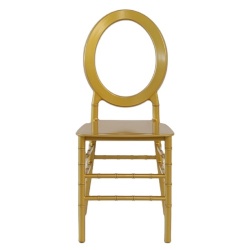 Resin Plastic Event Wedding Dining Round Back Chiavari Chair