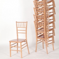 Restaurtant Wedding Hotel Gold Wood Chiavari Chair