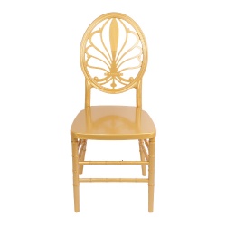 Plastic Resin Dining Gold Butterfly Chairs For Hotel And Restaurant Hall