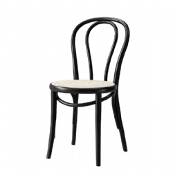 Style Modern Solid Wood Frame Wedding Dining Rattan Chair