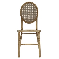 Cheap Outdoor Garden Antique Wood Rattan Party Wedding Chairs For Event