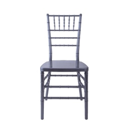 Gray Resin Popular Wholesale Factory Rental Party Wholesale Wedding Event Resin Chiavari Wedding Chair