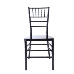 Black Resin Popular Wholesale Factory Rental Party Wholesale Wedding Event Resin Chiavari Wedding Chair