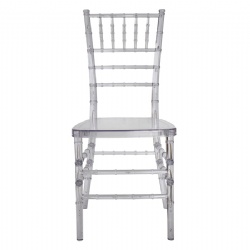 Crystal Clear Plastic Polycarbonate Tiffany Resin Chiavari event rental acrylic Chair